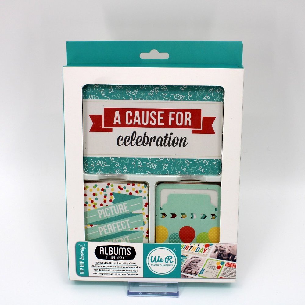 We R Memory Keepers Hip Hip Hooray! Albums Made Easy Journaling Cards